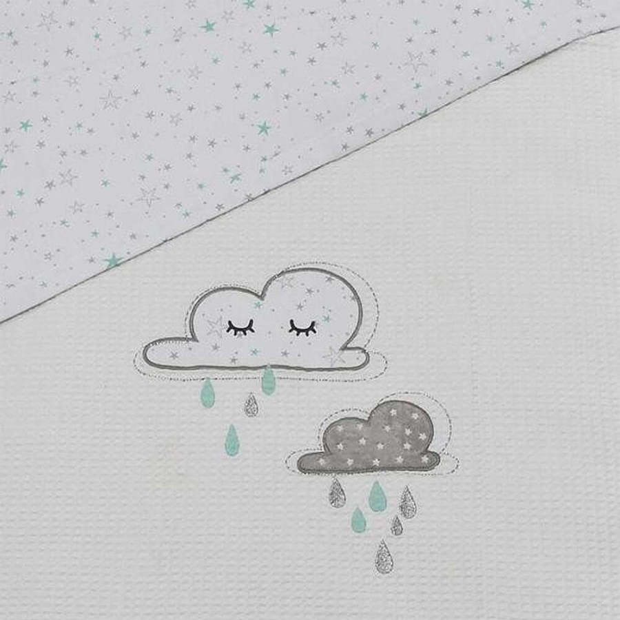 For Mum Lolli Living 3Rd Trimester | Lolli Living Cot Waffle Blanket Cloud