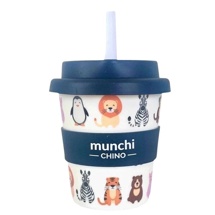 Feeding Munchi Cups | Munchi Chino Babychino Cup With Straw