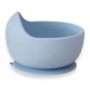 Feeding Plum Plates & Bowls | Plum Silicone Duck Egg Bowl Powder Blue