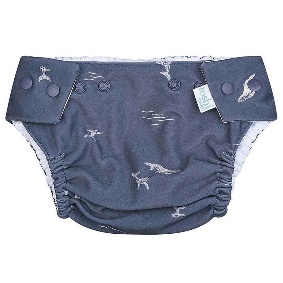 Babywear Toshi Swimwear | Toshi Swim Baby Nappy Classic Whales