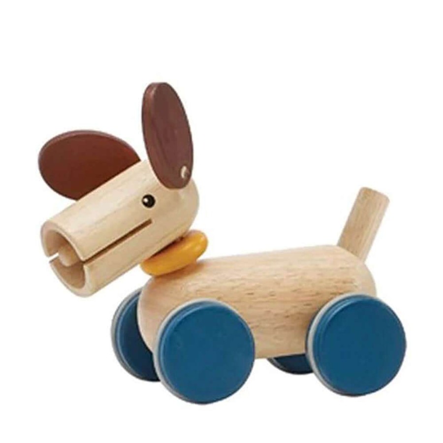 Playtime Plan Toys Wooden Toys | Plan Toys Push & Pull Puppy