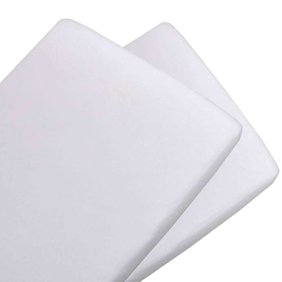 For Mum Living Textiles 3Rd Trimester | Living Textiles Co-Sleeper Fitted Sheet Jersey 2Pk