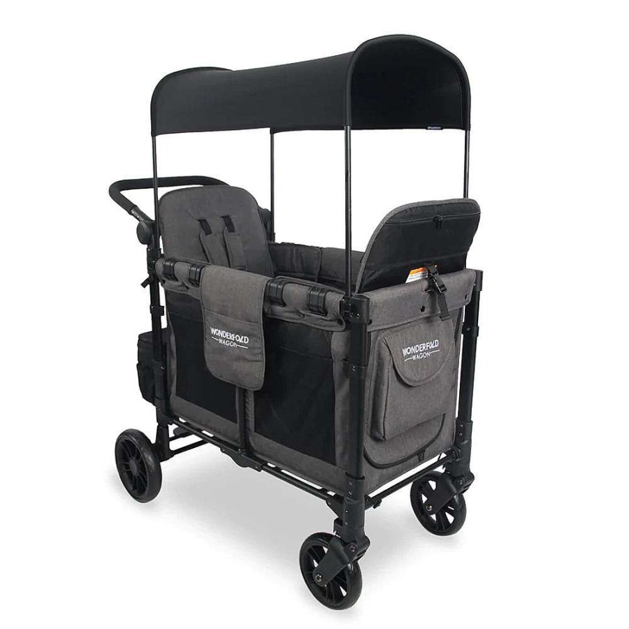 Travel Wonderfold Walking With Baby | Wonderfold W2 Elite Double Wagon