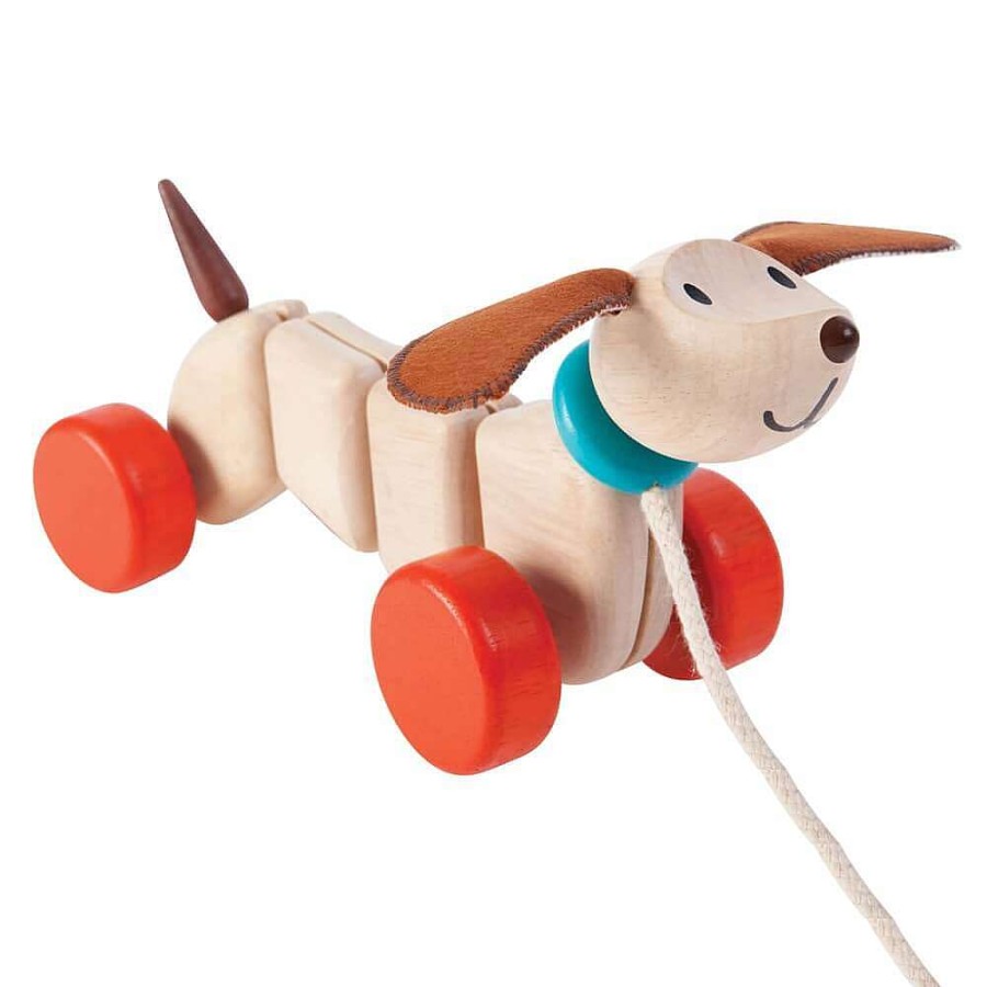 Playtime Plan Toys Wooden Toys | Plan Toys Happy Puppy