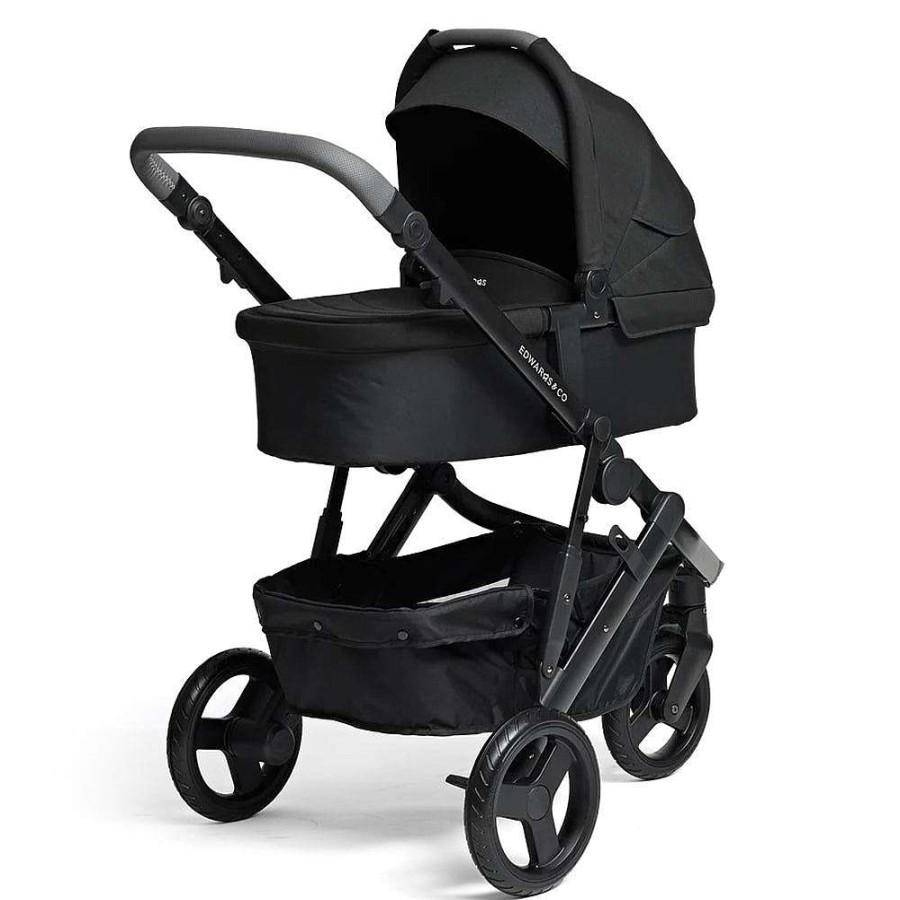 Prams Edwards & Co Compact Strollers | Edwards & Co Oscar M2 Pram + Bassinet