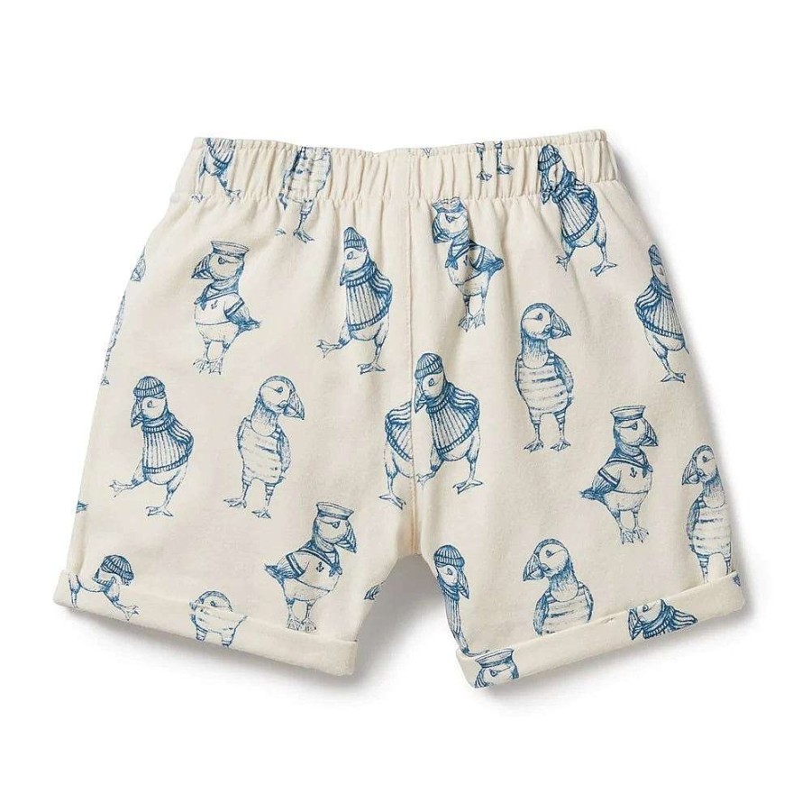 Babywear Wilson & Frenchy Baby Pants & Shorts | Wilson & Frenchy Petit Puffin Organic Short