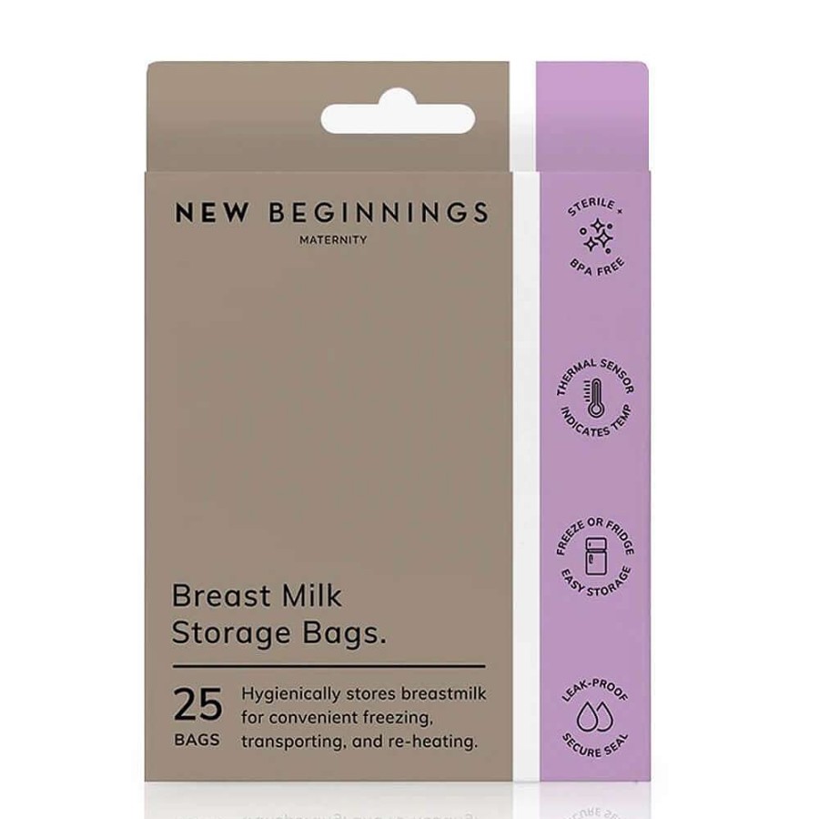 Feeding New Beginnings Storage Containers | New Beginnings Breast Milk Storage Bags 25Pk