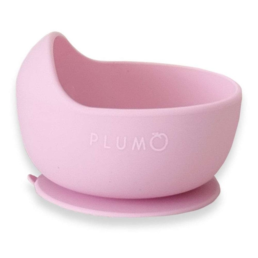 Feeding Plum Plates & Bowls | Plum Silicone Duck Egg Bowl Powder Pink