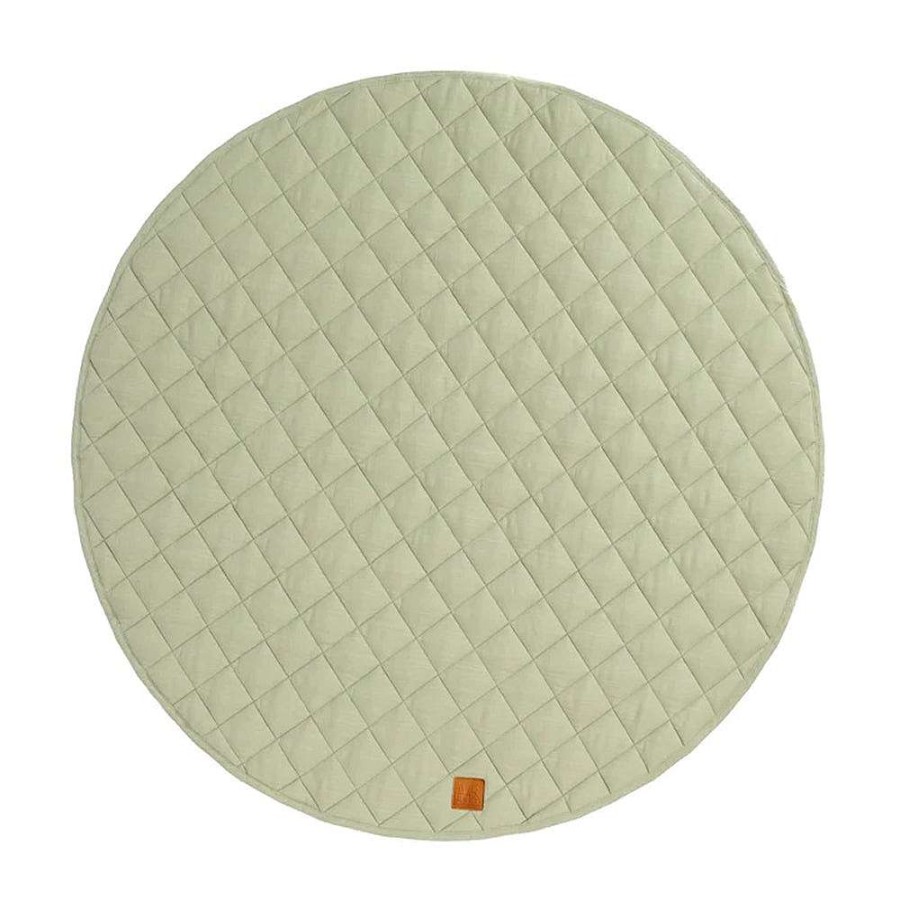 Playtime All4Ella Playmats | All4Ella Quilted Reversible Linen Playmat Sage