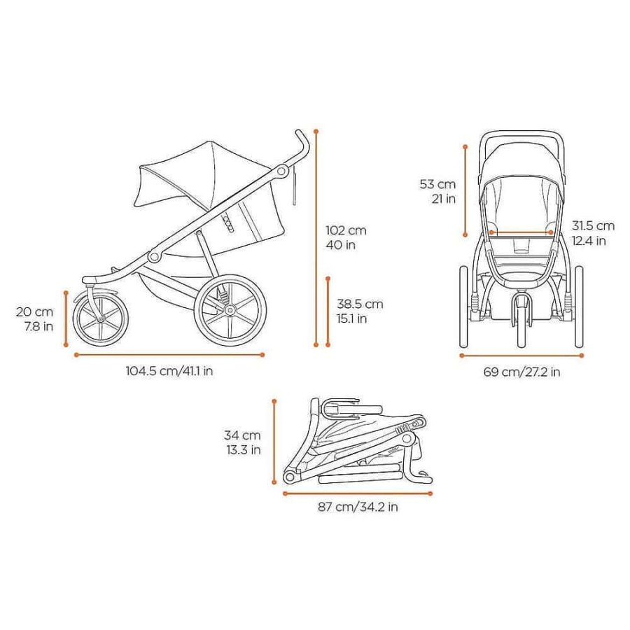 Travel Thule Running With Baby | Thule Urban Glide 2 Stroller