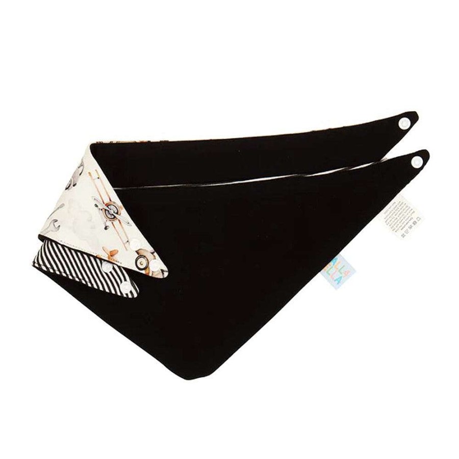 Feeding All4Ella Bibs | All4Ella Bandana Bibs 2Pk Lined Vehicle