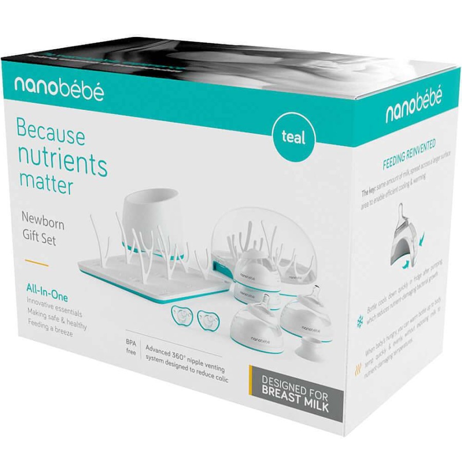 Feeding Nanobebe Bottles & Teats | Nanobebe Newborn Gift Set