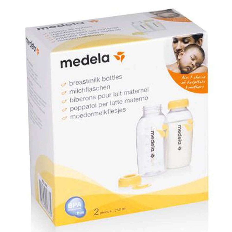 Feeding Medela Bottles & Teats | Medela Breastmilk Bottle 250Ml 2Pk