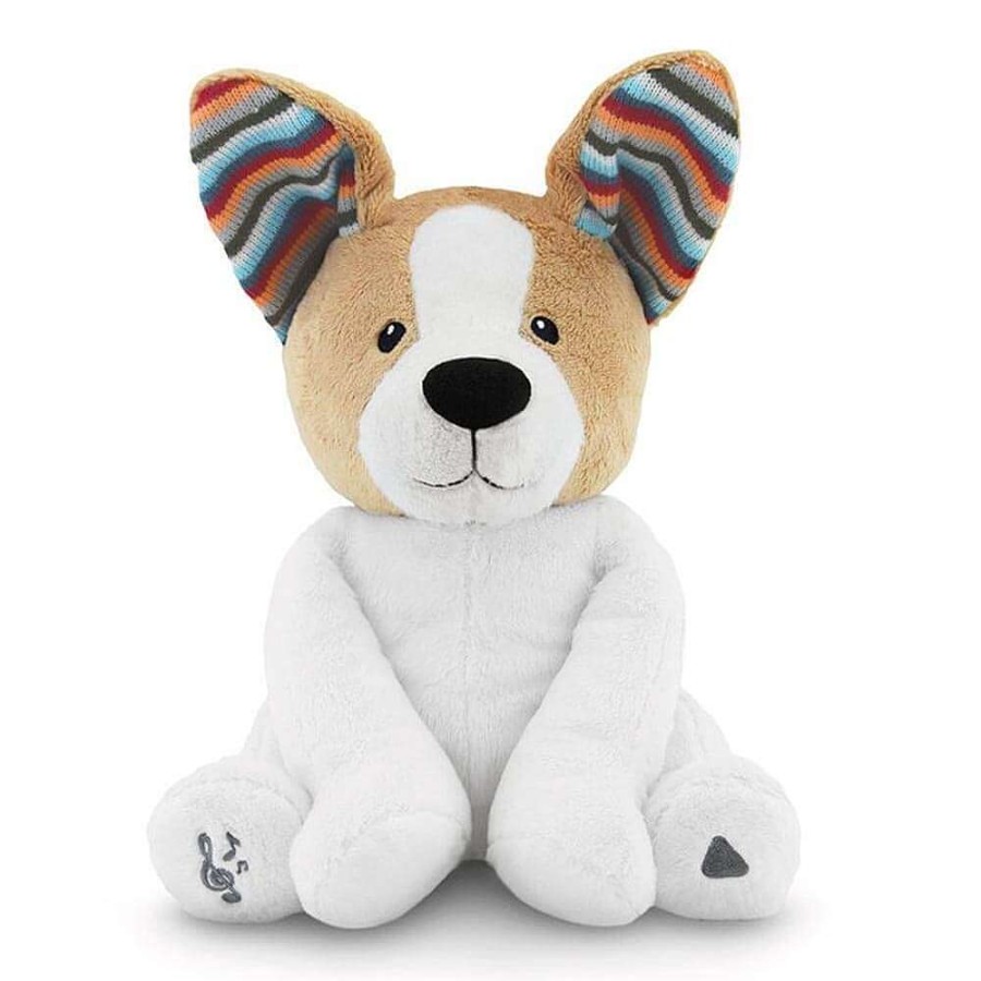 Playtime Zazu Musical Toys | Zazu Danny The Dog Peek-A-Boo Soft Toy