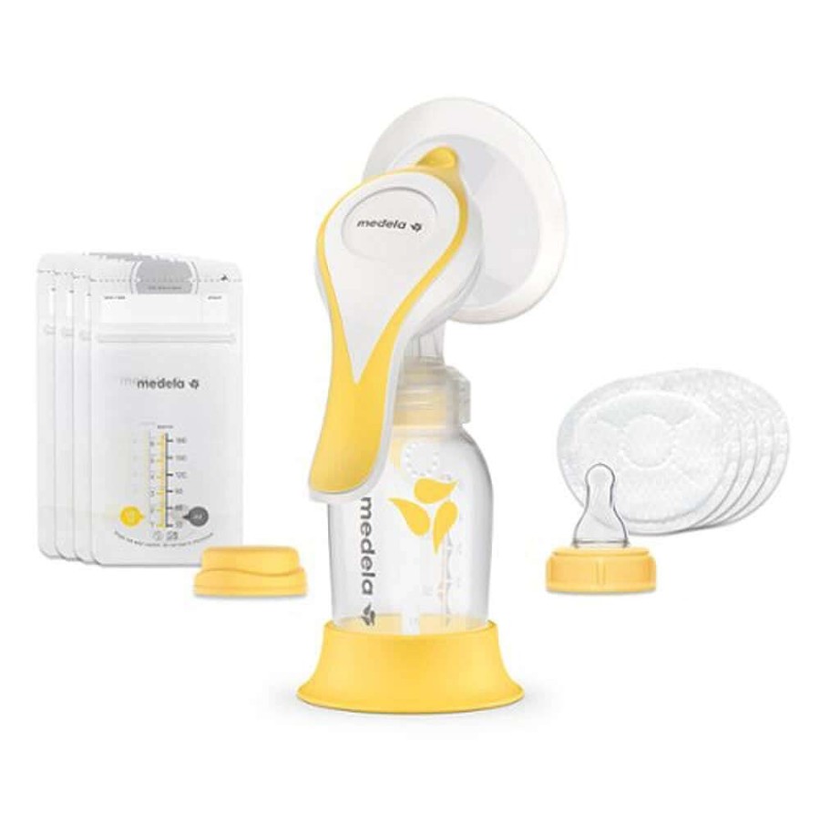 Feeding Medela Bottles & Teats | Medela Harmony Essentials Pack Breast Pump With Flex