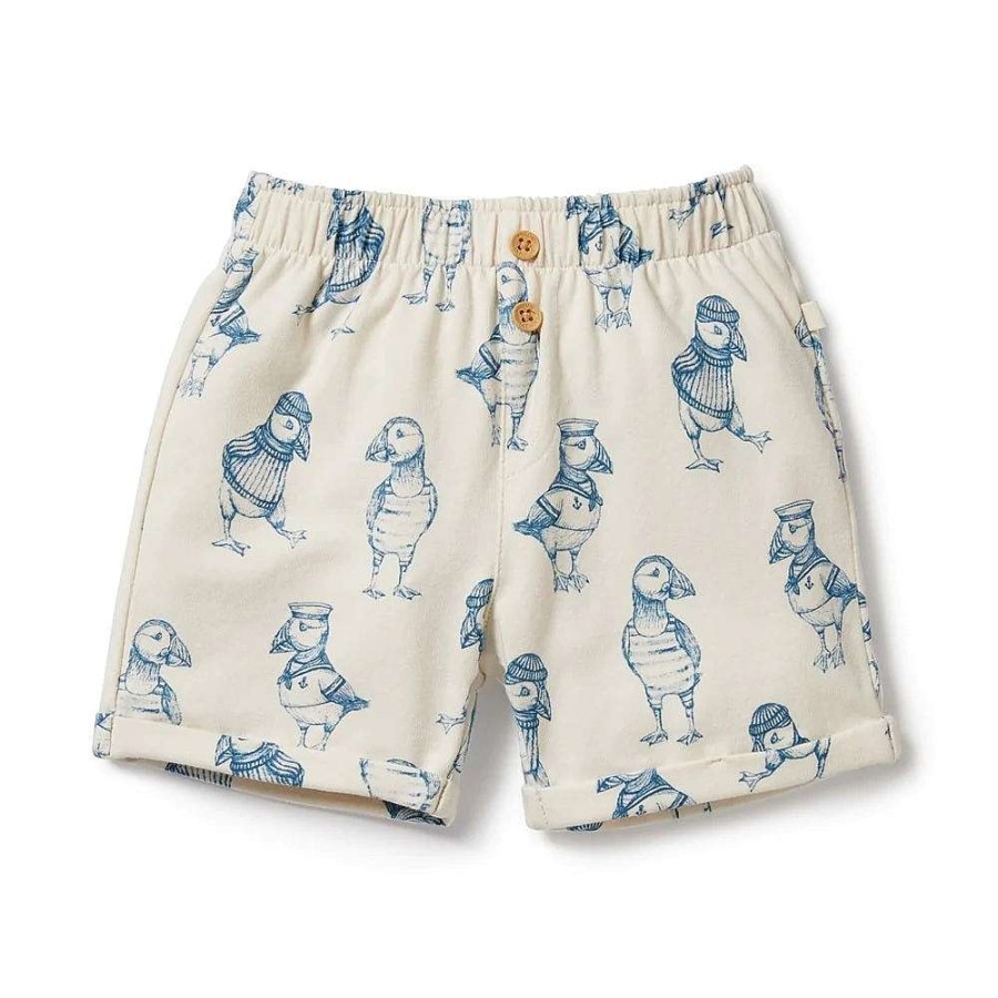 Babywear Wilson & Frenchy Baby Pants & Shorts | Wilson & Frenchy Petit Puffin Organic Short