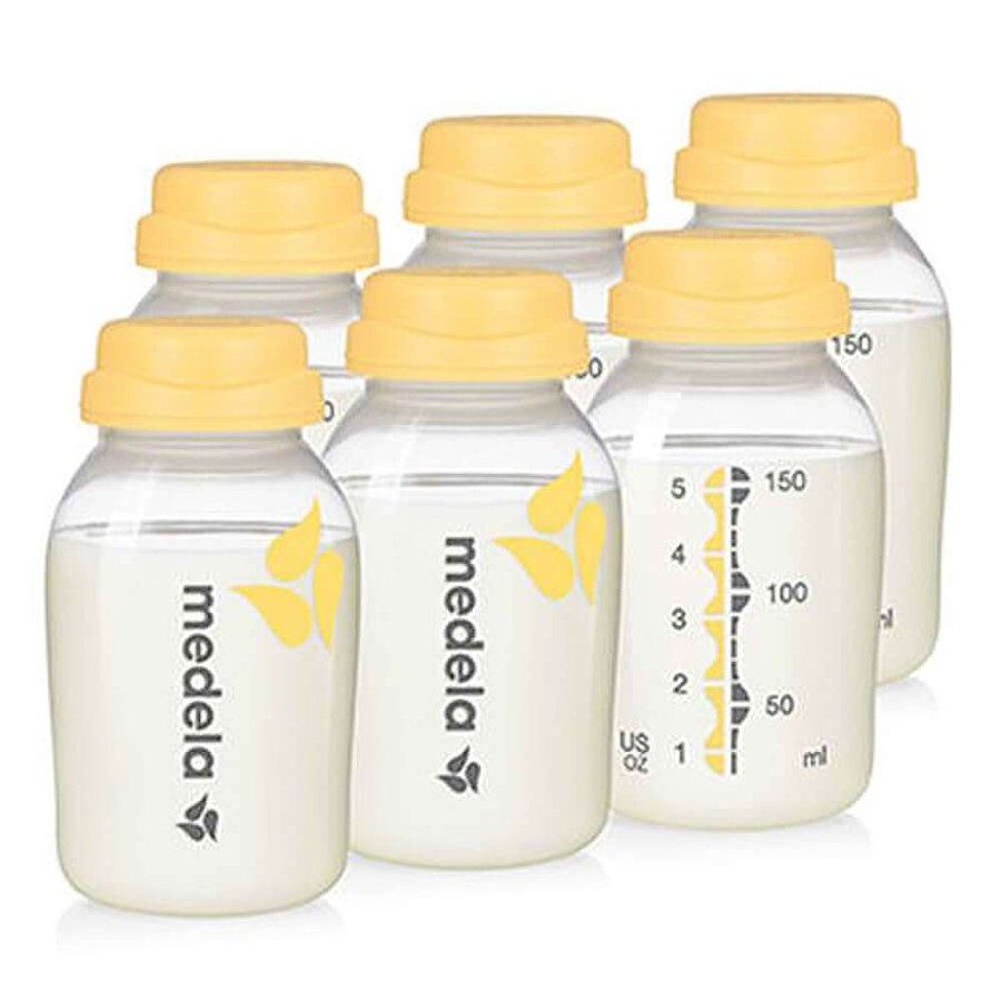 Feeding Medela Storage Containers | Medela Breastmilk Collection & Storage Bottle Set 150Ml 6Pk