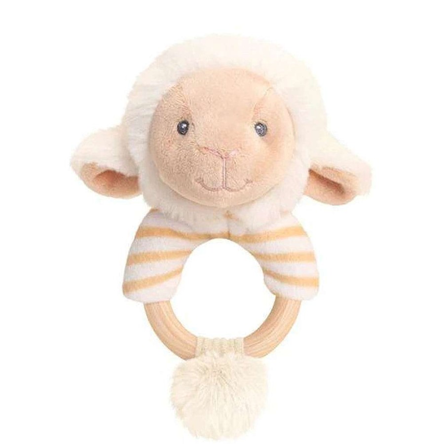 Playtime Keeleco Baby Baby Rattles | Keeleco Baby Lamb Ring Rattle