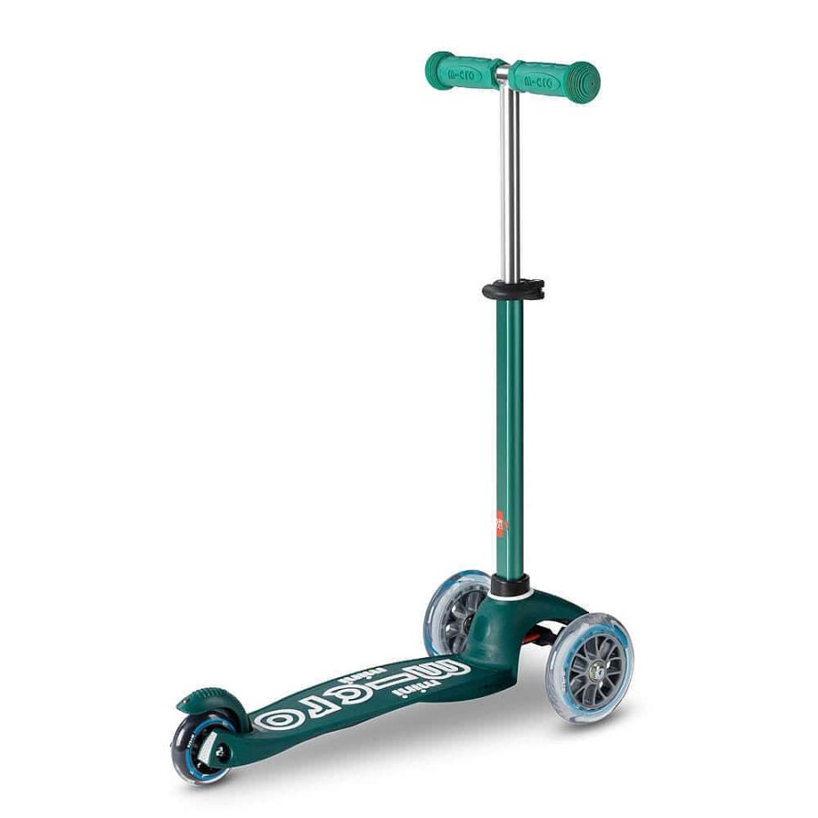 Playtime Micro Scooters & Trikes | Micro Mini Deluxe Eco Scooter Deep Green