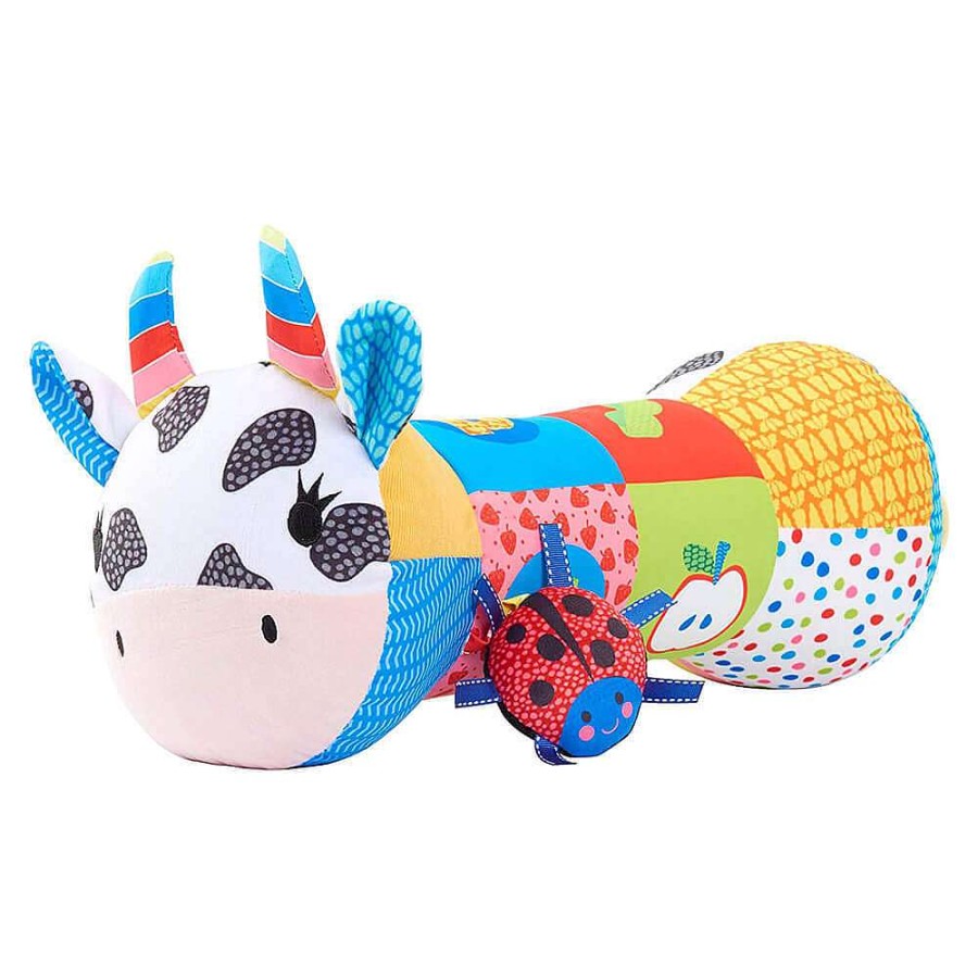 Playtime Early Learning Centre Plush Toys | Elc Blossom Farm Martha Moo Tummy Time Roller