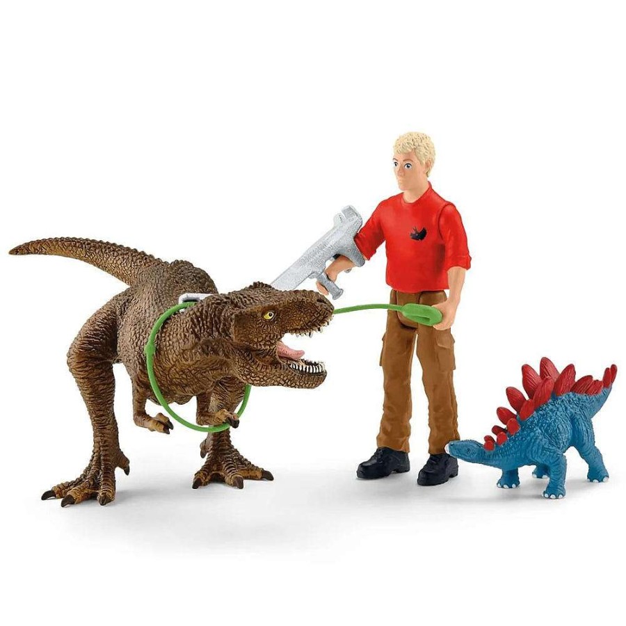 Playtime Schleich Figurines | Schleich Figurine Tyrannosaurus Rex Attack