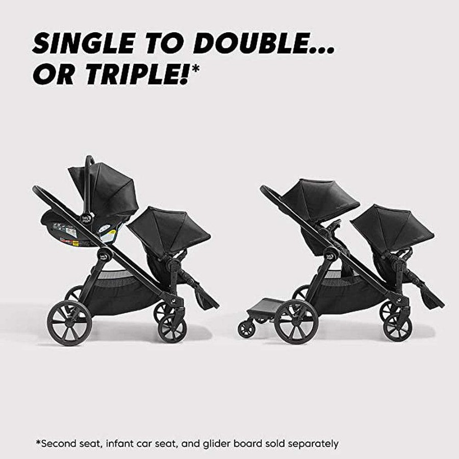 Prams Baby Jogger Double Prams | Baby Jogger City Select 2 Stroller Radiant Slate