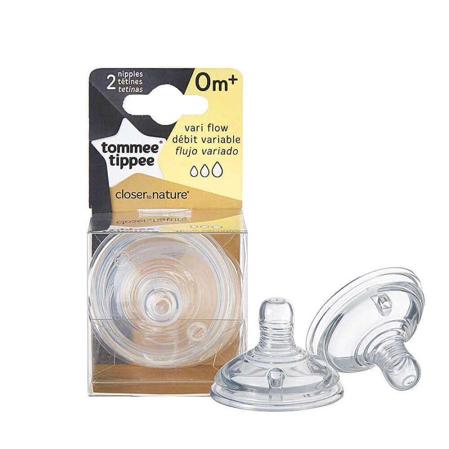 Feeding Tommee Tippee Bottles & Teats | Tommee Tippee Closer To Nature Teats 2Pk