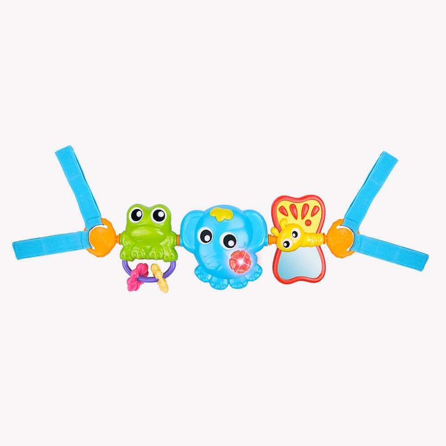 Playtime Playgro Travel Toys | Playgro Travel Trio Musical Pram Tie