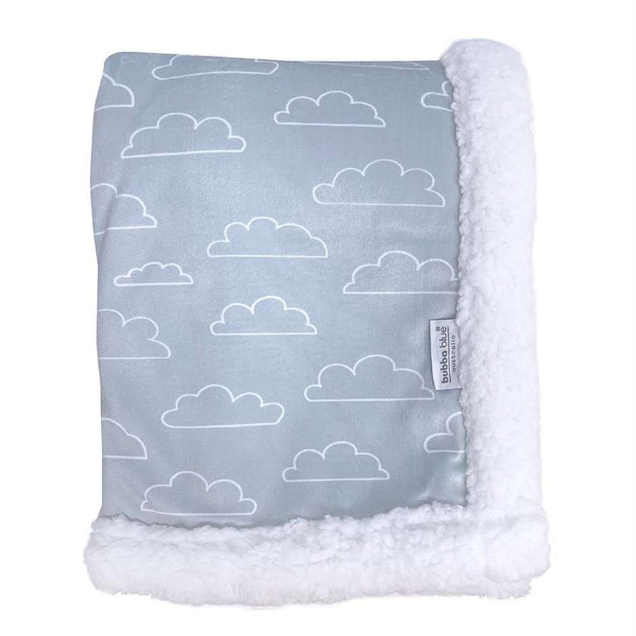 Playtime Bubba Blue Comforters | Bubba Blue Nordic Cuddle Blanket Lamb Fleece