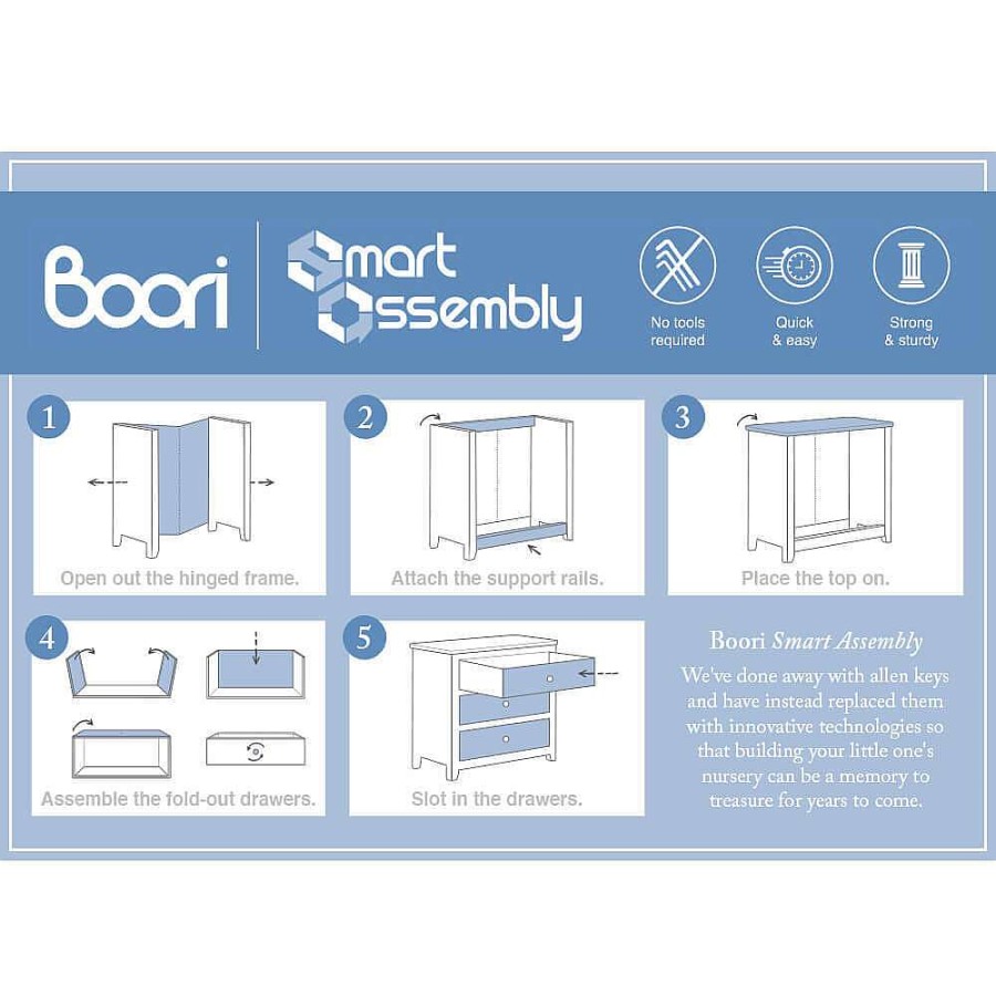 For Mum Boori 3Rd Trimester | Boori Sleigh 3 Drawer Chest Barley