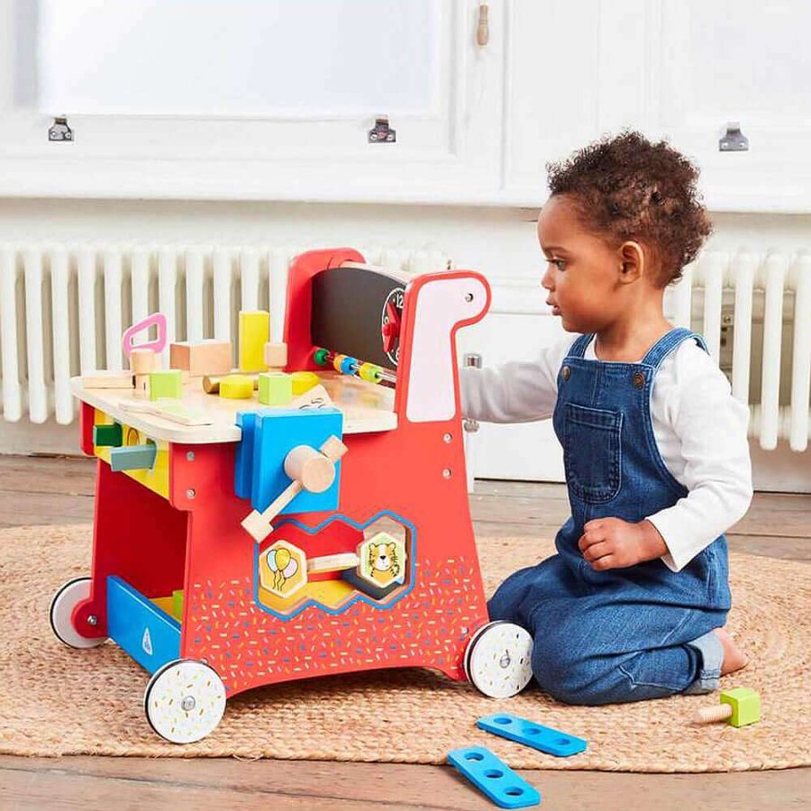 Playtime Early Learning Centre Wooden Toys | Elc Wooden Activity Workbench