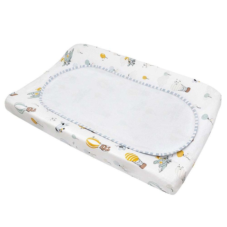 Nursery Living Textiles Change Mats | Living Textiles Up Up & Away Change Pad Cover & Liner Set