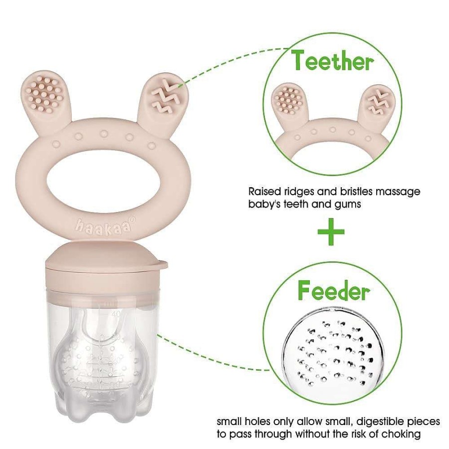 Feeding Haakaa Utensils | Haakaa Fresh Food Feeder & Cover Set