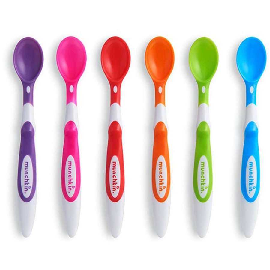 Feeding Munchkin Utensils | Munchkin Soft Tip Spoons 6Pk