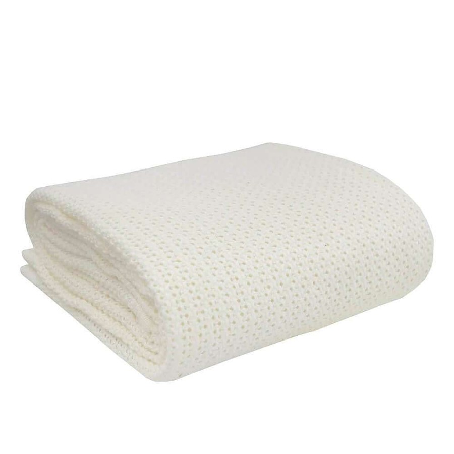 For Mum Living Textiles 3Rd Trimester | Living Textiles Organic Cellular Blanket - Cot