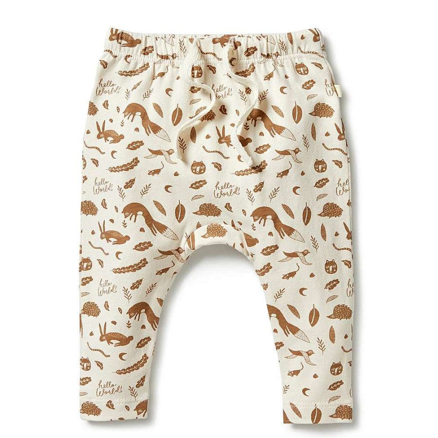 Babywear Wilson & Frenchy Baby Pants & Shorts | Wilson & Frenchy Organic Legging Hello World