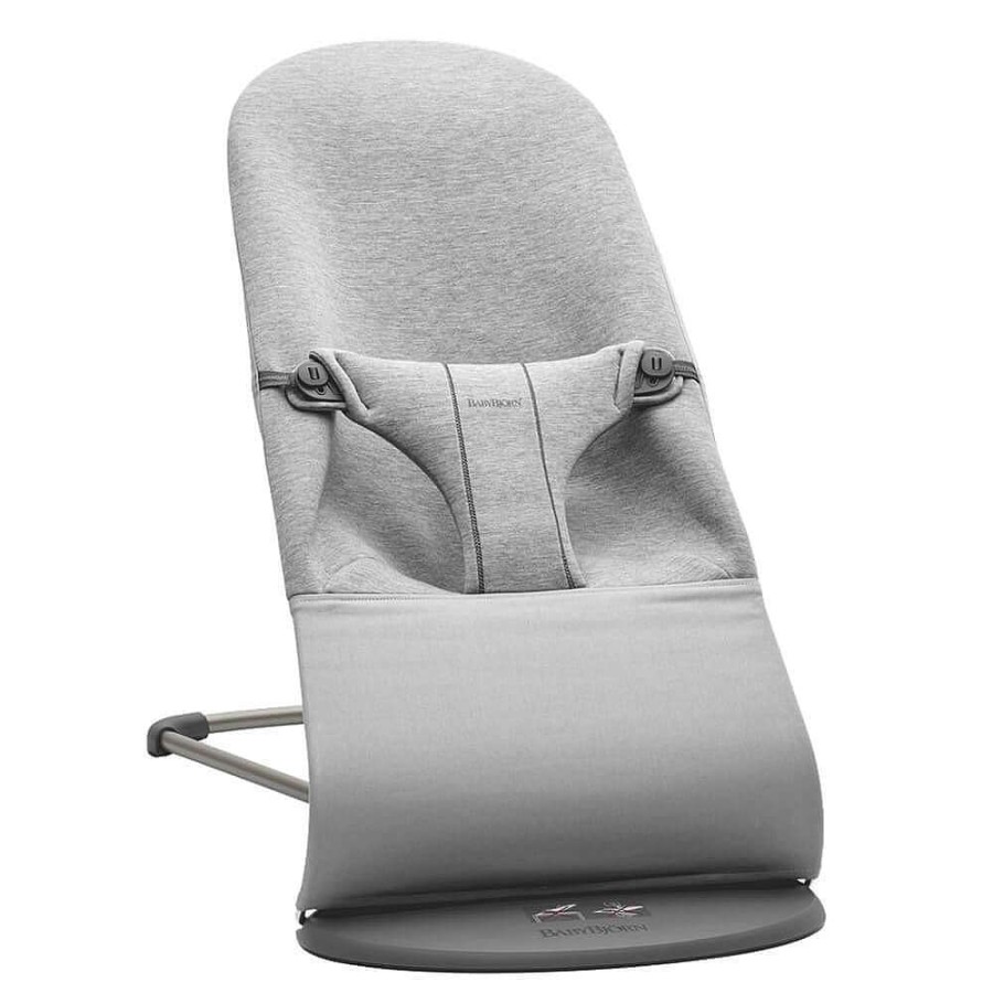 For Mum BabyBjorn 2Nd Trimester | Babybjorn Bouncer Bliss 3D Jersey Light Grey