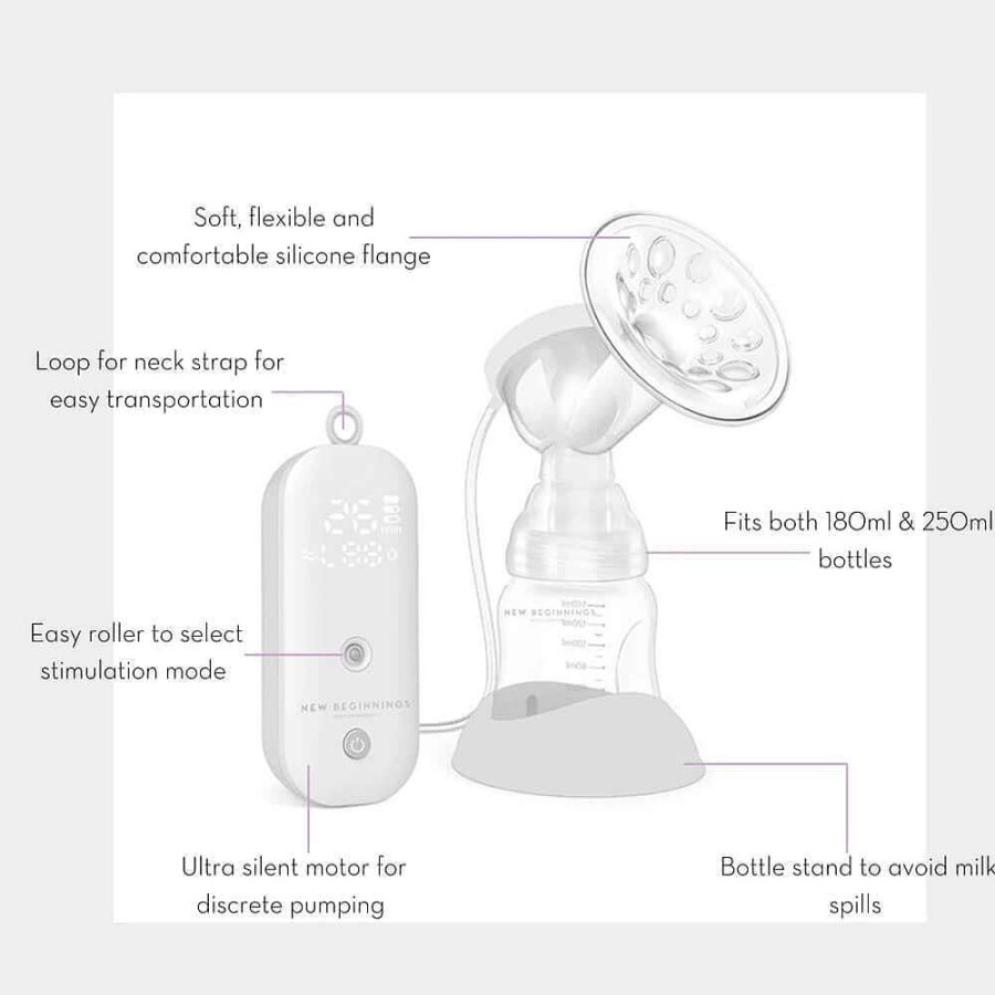 Feeding New Beginnings Breast Pumps | New Beginnings Single Breast Pump