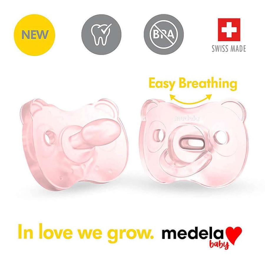 Feeding Medela Soothers & Dummies | Medela Soother Plus With Steribox Soft Silicone Duo