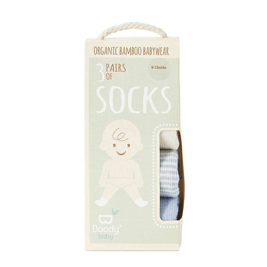 Babywear Boody Baby Shoes & Socks | Boody Baby Bamboo Socks 3 Pairs