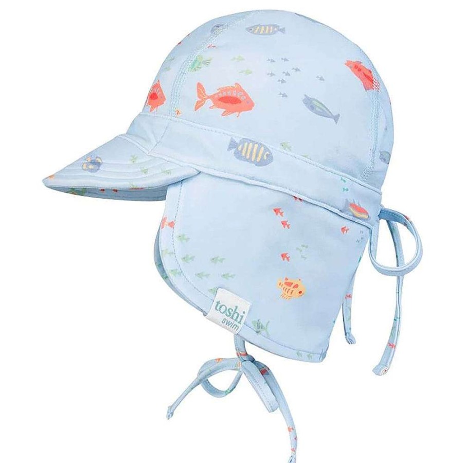 Babywear Toshi Swimwear | Toshi Swim Baby Flap Cap Classic Reef