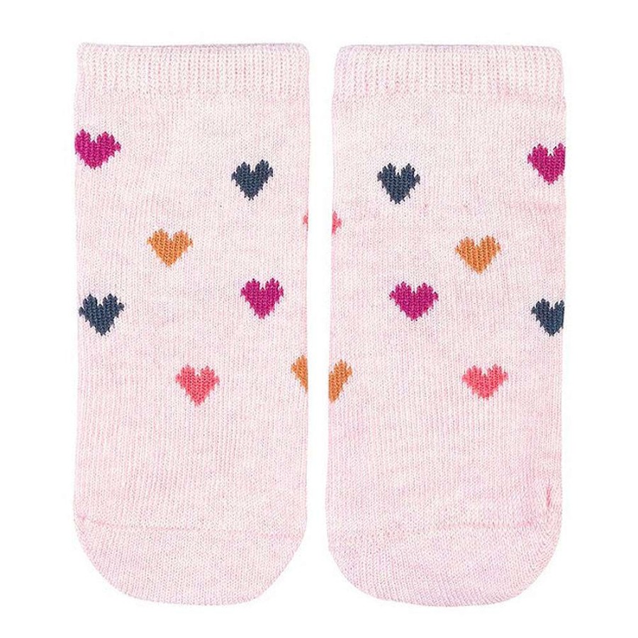 For Mum Toshi Newborn Essentials | Toshi Organic Baby Socks Ankle Hearts