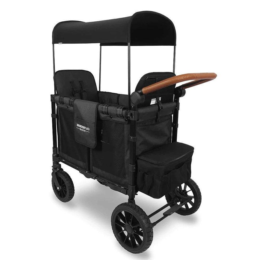 Travel Wonderfold Walking With Baby | Wonderfold W2 Luxe Double Wagon