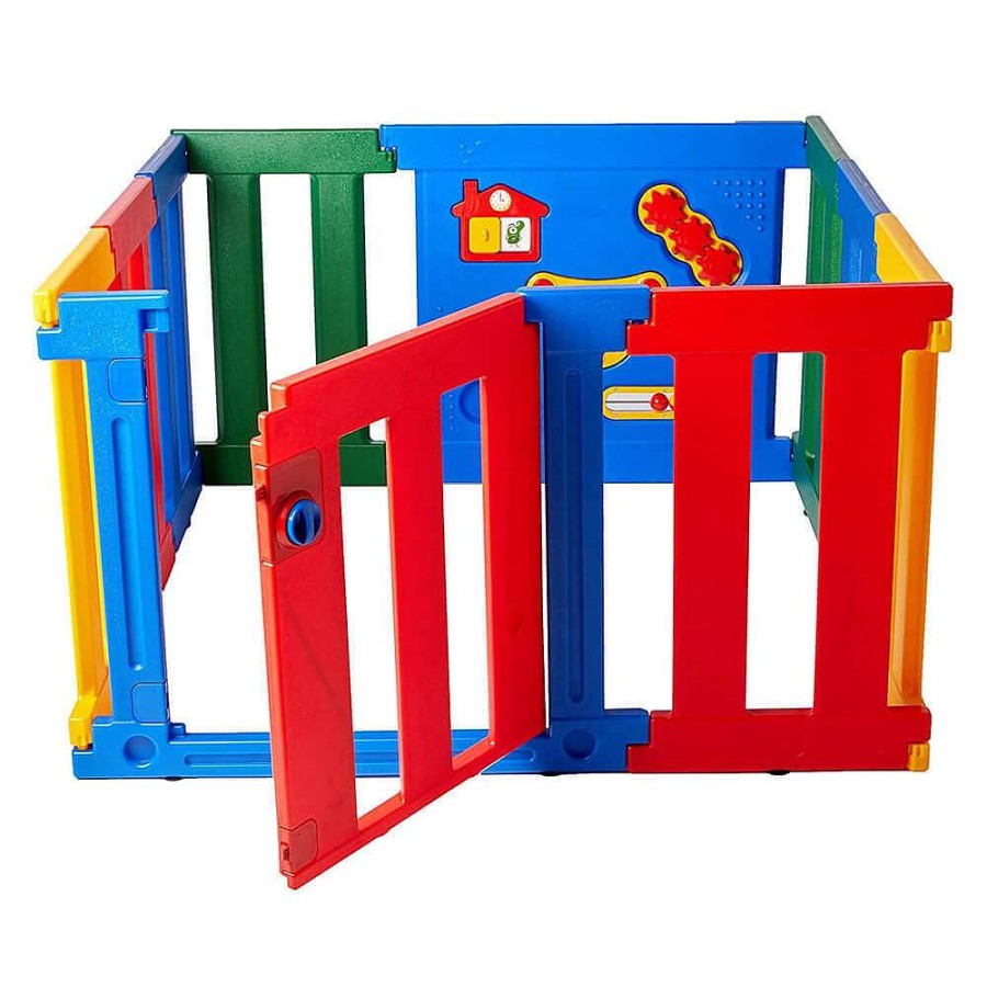 Playtime Tikk Tokk Playpens | Tikk Tokk Advanced Nanny Panel Playpen