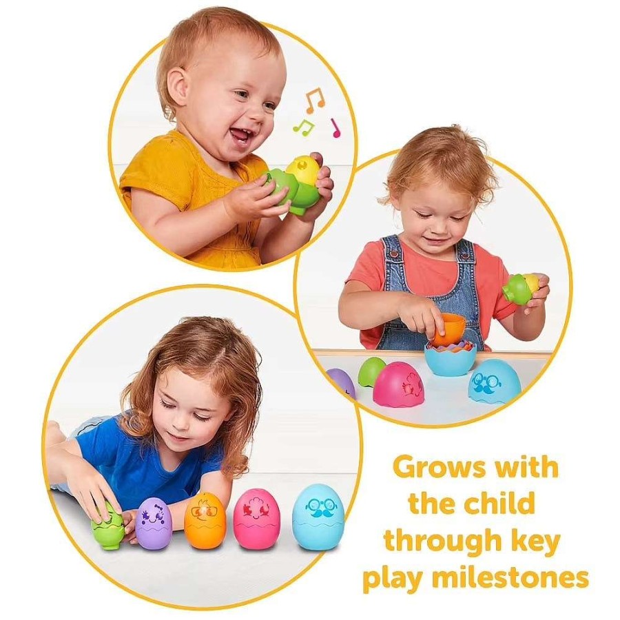 Playtime TOMY Baby Toys | Tomy Hide & Squeak Nesting Eggs