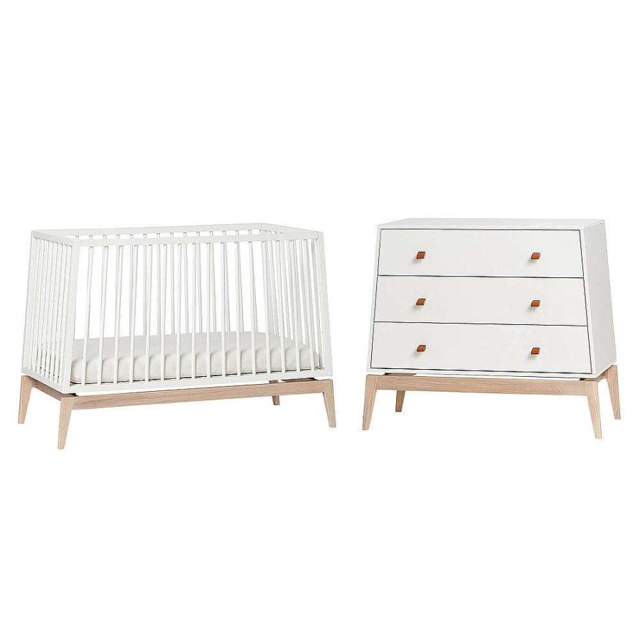 Nursery Leander Baby Dressers | Leander Luna Cot + Dresser