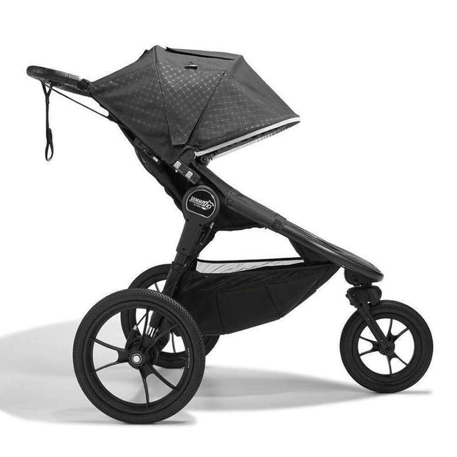 Travel Baby Jogger Running With Baby | Baby Jogger Summit X3 Stroller Midnight