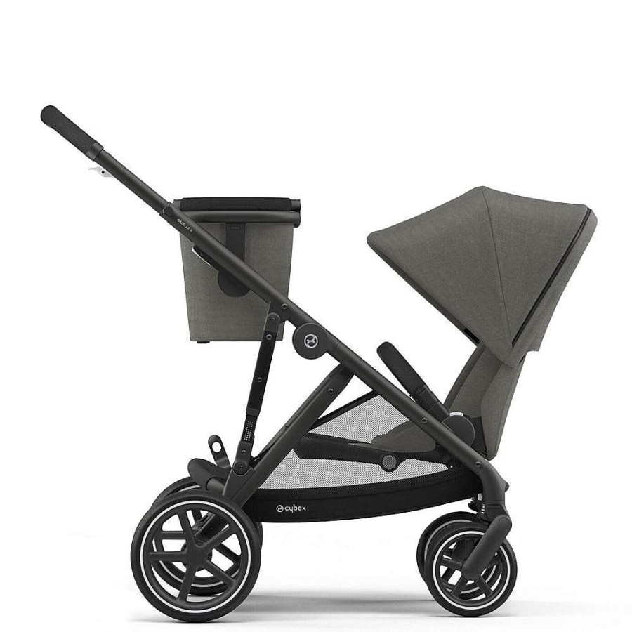 For Mum Cybex 3Rd Trimester | Cybex Gazelle S Pram Black/Soho Grey