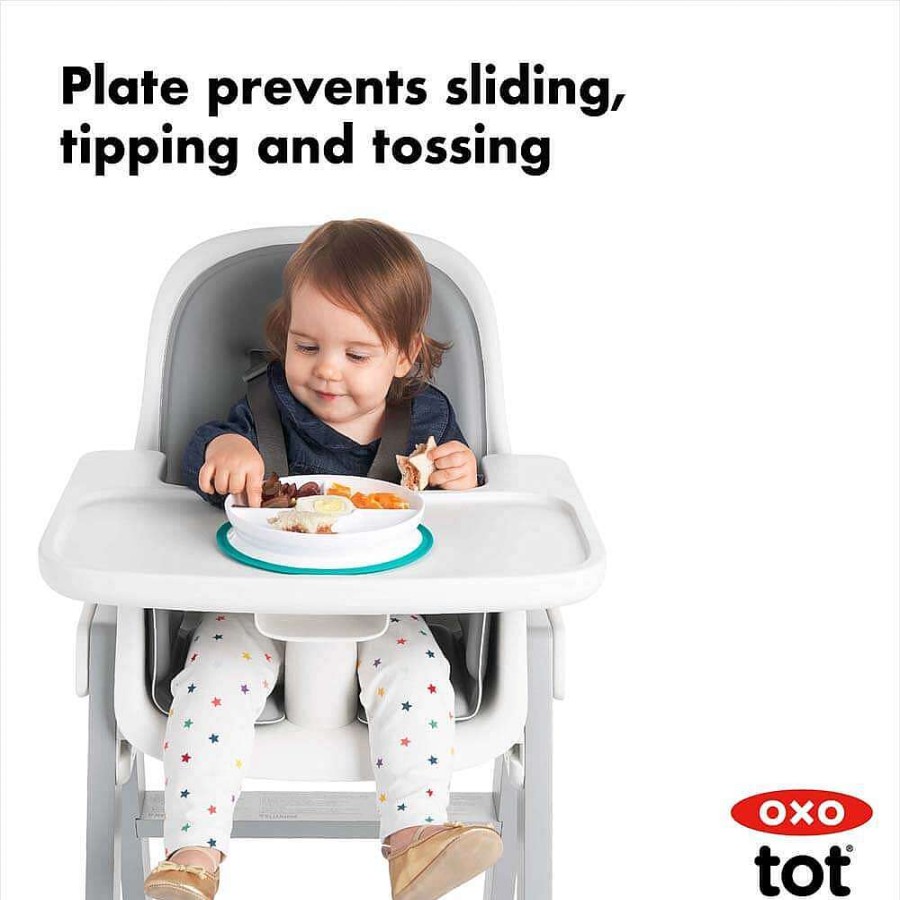 Feeding Oxo Tot Plates & Bowls | Oxo Tot Stick & Stay Suction Divided Plate