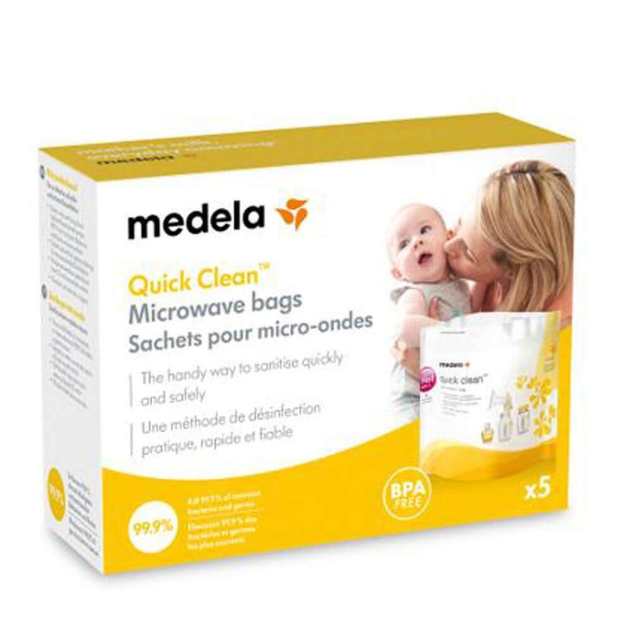 Feeding Medela Storage Containers | Medela Quick Clean Microwave Bags